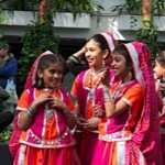 Child performers of Satrangi Garba Group from Indiana
